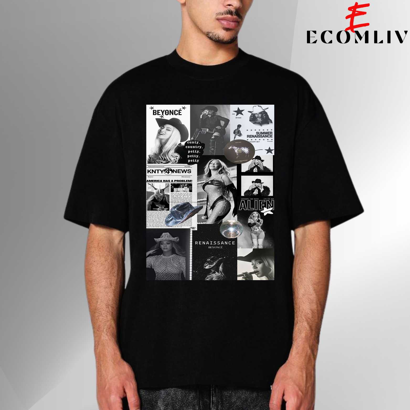 Beyoncé Retro T Shirt, Unisex Music Tee, Pop Culture Streetwear